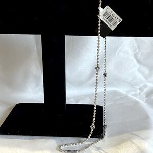 LAGOS; STERLING SILVER CAVIAR ELEMENT 2.5mm NECKLACE; BNWT